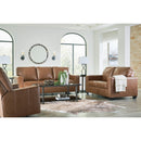  Manufacturer Color_Caramel  -- Signature Design by Ashley Bolsena Rocker Leather Match Recliner IMAGE 8