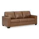  Manufacturer Color_Caramel  -- Signature Design by Ashley Bolsena Stationary Leather Match Sofa IMAGE 1