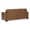  Manufacturer Color_Caramel  -- Signature Design by Ashley Bolsena Stationary Leather Match Sofa IMAGE 4