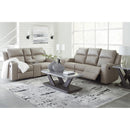  Manufacturer Color_Pebble  -- Lavenhorne 6330789 Reclining Sofa with Drop Down Table IMAGE 10