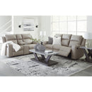  Manufacturer Color_Pebble  -- Lavenhorne 6330789 Reclining Sofa with Drop Down Table IMAGE 11
