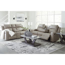  Manufacturer Color_Pebble  -- Lavenhorne 6330789 Reclining Sofa with Drop Down Table IMAGE 14