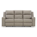  Manufacturer Color_Pebble  -- Lavenhorne 6330789 Reclining Sofa with Drop Down Table IMAGE 3