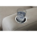  Manufacturer Color_Pebble  -- Lavenhorne 6330789 Reclining Sofa with Drop Down Table IMAGE 8