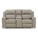  Manufacturer Color_Pebble  -- Lavenhorne 6330794 Double Reclining Loveseat with Console IMAGE 3