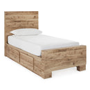  Size_Twin  -- Signature Design by Ashley Hyanna Panel Bed with Storage IMAGE 1