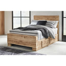  Size_Full  -- Hyanna B1050B25 Full Panel Bed with 1 Side Storage IMAGE 5
