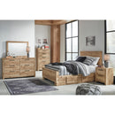  Size_Full  -- Hyanna B1050B25 Full Panel Bed with 1 Side Storage IMAGE 6