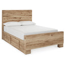  Size_Full  -- Hyanna B1050B29 Full Panel Bed with 2 Side Storage IMAGE 1