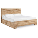 Size_King  -- Hyanna B1050B33 King Panel Bed with 2 Side Storage IMAGE 1
