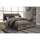  Size_King  -- Derekson B200B44 King Panel Bed with 2 Side Storage IMAGE 2