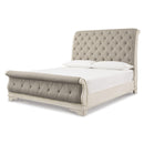  Size_Queen  -- Realyn B743B4 Queen Sleigh Bed IMAGE 1