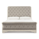  Size_Queen  -- Realyn B743B4 Queen Sleigh Bed IMAGE 2