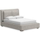 Size_Queen  -- Signature Design by Ashley Cabalynn Upholstered Platform Bed IMAGE 1