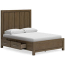  Size_Queen  -- Signature Design by Ashley Cabalynn Panel Bed with Storage IMAGE 2