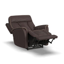 Flexsteel Atlas 1913-55PH Power Lift Recliner with Power Headrest & Lumbar - Brown IMAGE 2