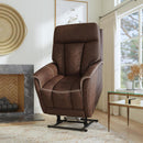  Flexsteel Atlas 1913-55PH Power Lift Recliner with Power Headrest & Lumbar - Brown IMAGE 6