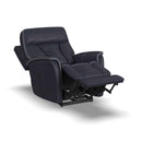  Flexsteel Atlas 1913-55PH Power Lift Recliner with Power Headrest & Lumbar - Blue IMAGE 2