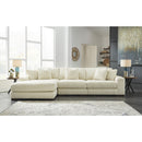  Manufacturer Color_Ivory  -- Signature Design by Ashley Lindyn Fabric 3 pc Sectional IMAGE 2