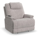  Flexsteel Zecliner 1091-50PH Power Recliner with Power Headrest and Lumbar - Light Grey IMAGE 1