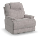  Flexsteel Zecliner 1091-50PH Power Recliner with Power Headrest and Lumbar - Light Grey IMAGE 2