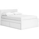  Size_Full  -- Onita EB9630B11 Full Panel Platform Bed with 1 Side Storage IMAGE 1