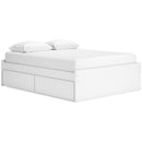  Size_Queen  -- Onita EB9630B14 Queen Platform Bed with 2 Side Storage IMAGE 1