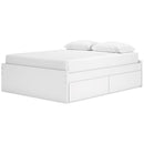  Size_Queen  -- Onita EB9630B14 Queen Platform Bed with 2 Side Storage IMAGE 3