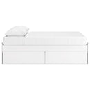  Size_Queen  -- Onita EB9630B14 Queen Platform Bed with 2 Side Storage IMAGE 5