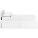  Size_Queen  -- Onita EB9630B16 Queen Panel Platform Bed with 2 Side Storage IMAGE 4