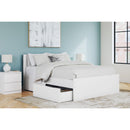  Size_Queen  -- Onita EB9630B16 Queen Panel Platform Bed with 2 Side Storage IMAGE 8