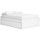  Size_Full  -- Onita EB9630B9 Full Platform Bed with 1 Side Storage IMAGE 1