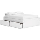  Size_Full  -- Onita EB9630B9 Full Platform Bed with 1 Side Storage IMAGE 2