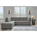  Manufacturer Color_Grey  -- Marleton 55305S1 2 pc Sectional with Chaise IMAGE 4