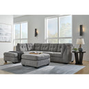  Manufacturer Color_Grey  -- Marleton 55305S1 2 pc Sectional with Chaise IMAGE 9