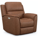  Flexsteel Henry 1041-50PH Power Recliner with Power Headrest & Lumber IMAGE 1