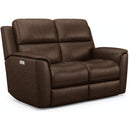  Flexsteel Henry 1041-60PH Power Reclining Loveseat w/ PHRs & Lumbar IMAGE 1
