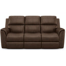  Flexsteel Henry 1041-62PH Power Reclining Sofa w/ PHRs & Lumbar IMAGE 2