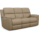  Flexsteel Henry 1041-62PH Power Reclining Sofa w/ PHRs & Lumbar IMAGE 1