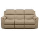 Flexsteel Henry 1041-62PH Power Reclining Sofa w/ PHRs & Lumbar IMAGE 2