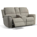 Flexsteel Henry 1041-64PH Power Reclining Console Loveseat w/ PHRs & Lumbar IMAGE 2