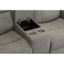  Flexsteel Henry 1041-64PH Power Reclining Console Loveseat w/ PHRs & Lumbar IMAGE 4