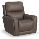  Flexsteel Carter 1587-50PH Power Recliner with Power Headrest and Lumbar IMAGE 1