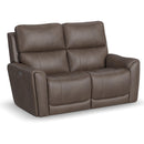  Flexsteel Carter 1587-60PH Power Reclining Loveseat with Power Headrests and Lumbar IMAGE 1
