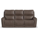  Flexsteel Carter 1587-63PH Power Reclining Sofa with Console and Power Headrests and Lumbar IMAGE 3