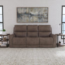  Flexsteel Carter 1587-63PH Power Reclining Sofa with Console and Power Headrests and Lumbar IMAGE 5