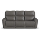  Flexsteel Carter 1587-63PH Power Reclining Sofa with Console and Power Headrests and Lumbar IMAGE 2