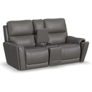  Flexsteel Carter 1587-64PH Power Reclining Loveseat with Console and Power Headrests and Lumbar IMAGE 2