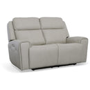  Flexsteel Barnett 1601-60PH Power Reclining Loveseat with Power Headrests and Lumbar IMAGE 1