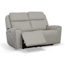  Flexsteel Barnett 1601-60PH Power Reclining Loveseat with Power Headrests and Lumbar IMAGE 2